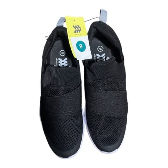 All in Motion Men’s Black Slip-On Athletic Sneakers Size 9 | Lightweight Comfort - Picture 1 of 5